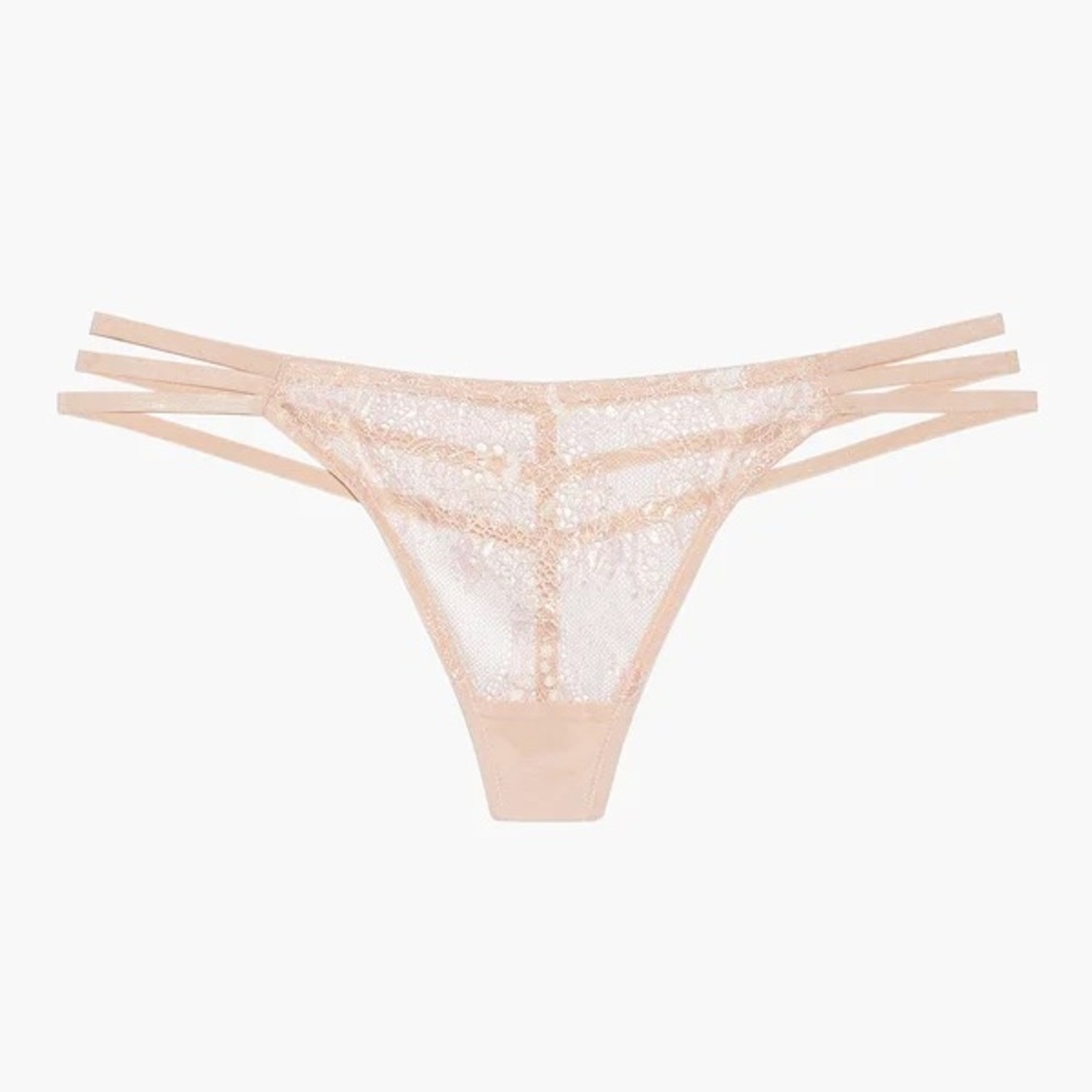 Savage X Fenty Shy Pink string thong underwear - NWT